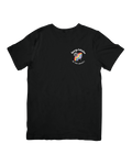 QC Signature  Black Tee | 100% Cotton