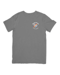QC Signature  Solid Grey Tee | 100% Cotton